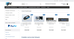 Desktop Screenshot of ght-shop.de